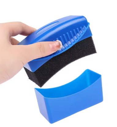 Foam pad applicator for applying tire dressing evenly