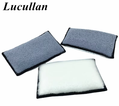 Scrubbing sponge for deep cleaning interior dashboards and upholstery