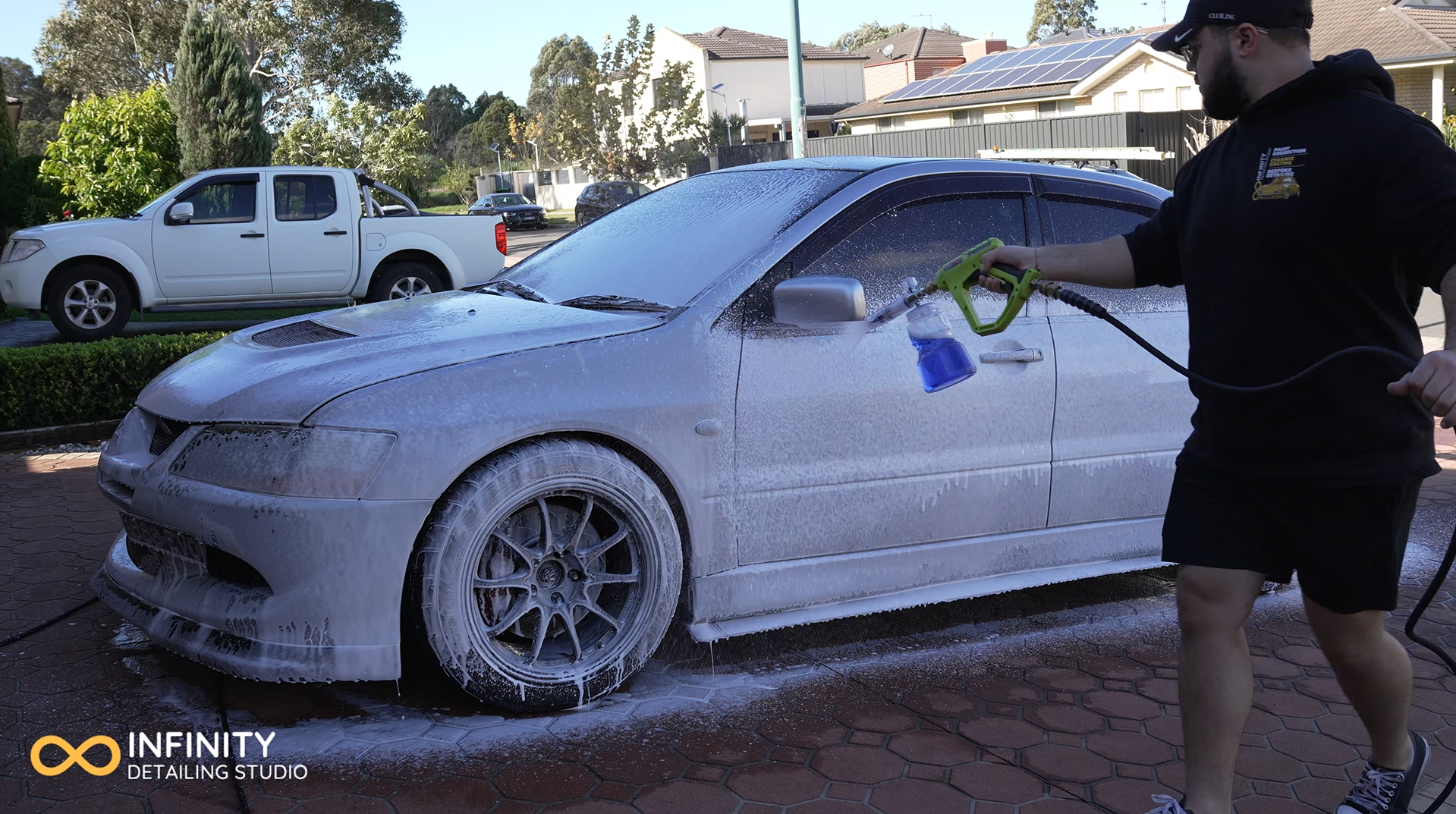 Vehicle protected with CarPro ceramic coating for long-lasting paint shine