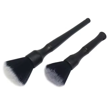 Soft detailing brush for dusting and cleaning car interiors