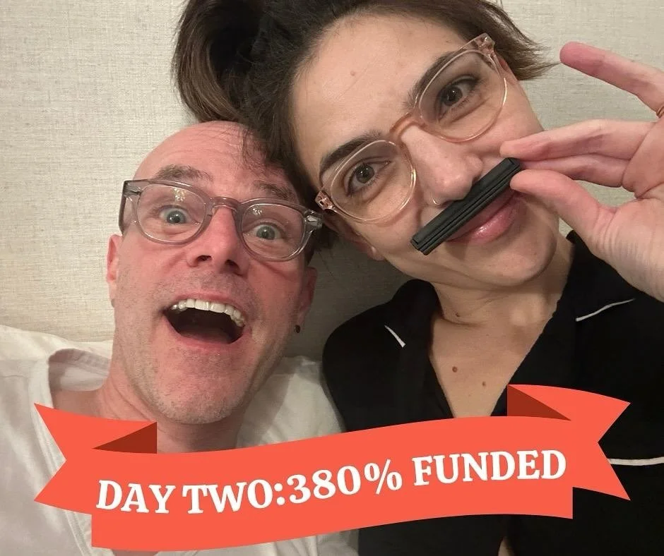 day two: you all took us past $11k and nearly 400 backers (!!). 🤯

the early birds may be gone, but there are still plenty of ways to get your dead ringer (including bundles + higher tier rewards).

thank you for showing up so huge, so fast. we&rsqu