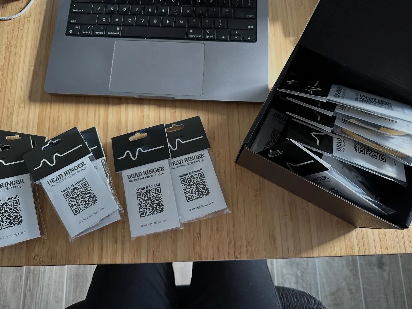 all dressed up and somewhere to go.
dead ringers are already all over the world. this is our first batch headed to an international retail partner, australia-bound.

if you want one straight from us, they&rsquo;re at deadringerbridge.com.