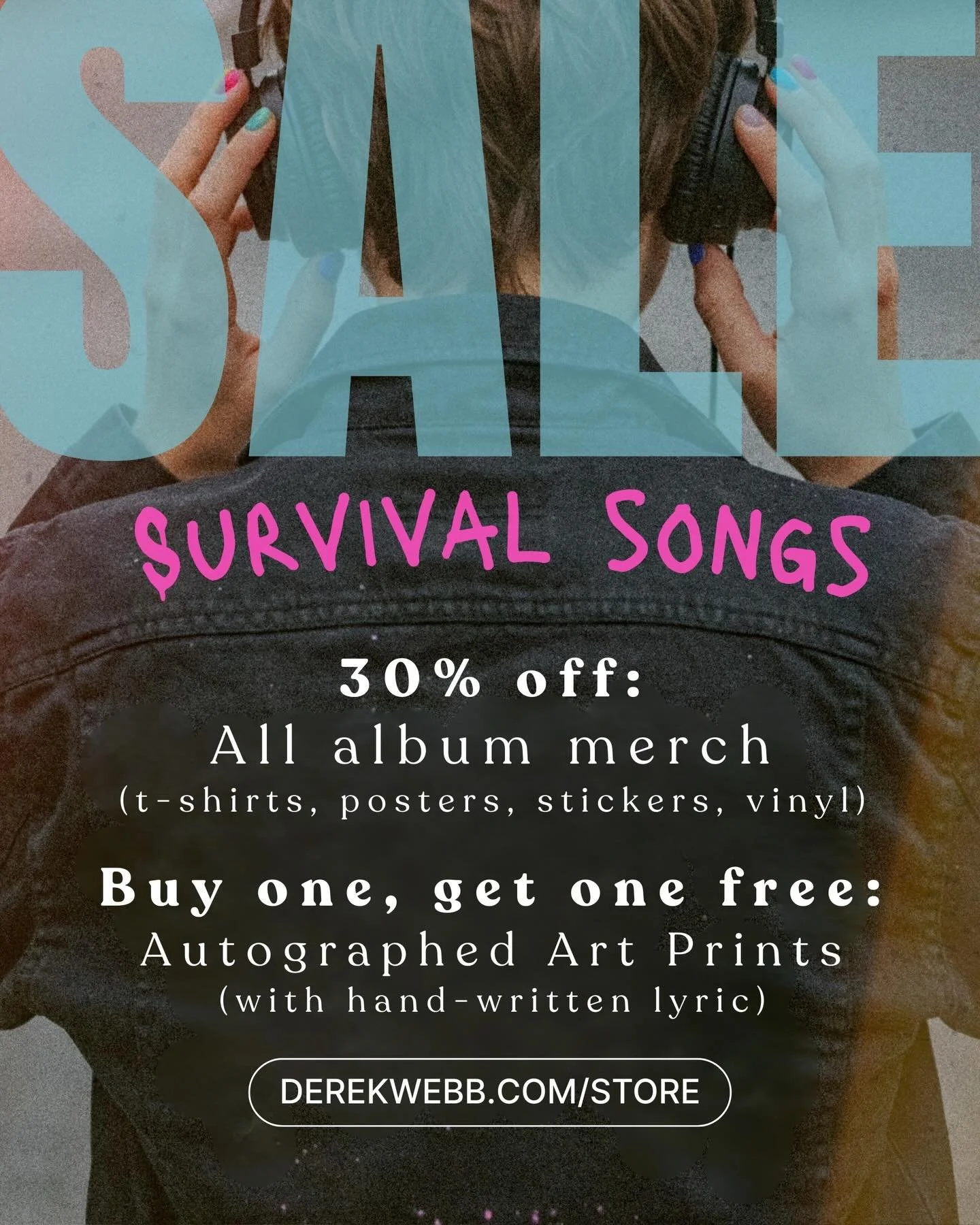 survival songs was written as a soundtrack for my queer family and friends.

the artwork was created in collaboration with my kid, ash, who made every original piece. we both signed every print, and i hand-wrote a lyric from the album on each one.

r