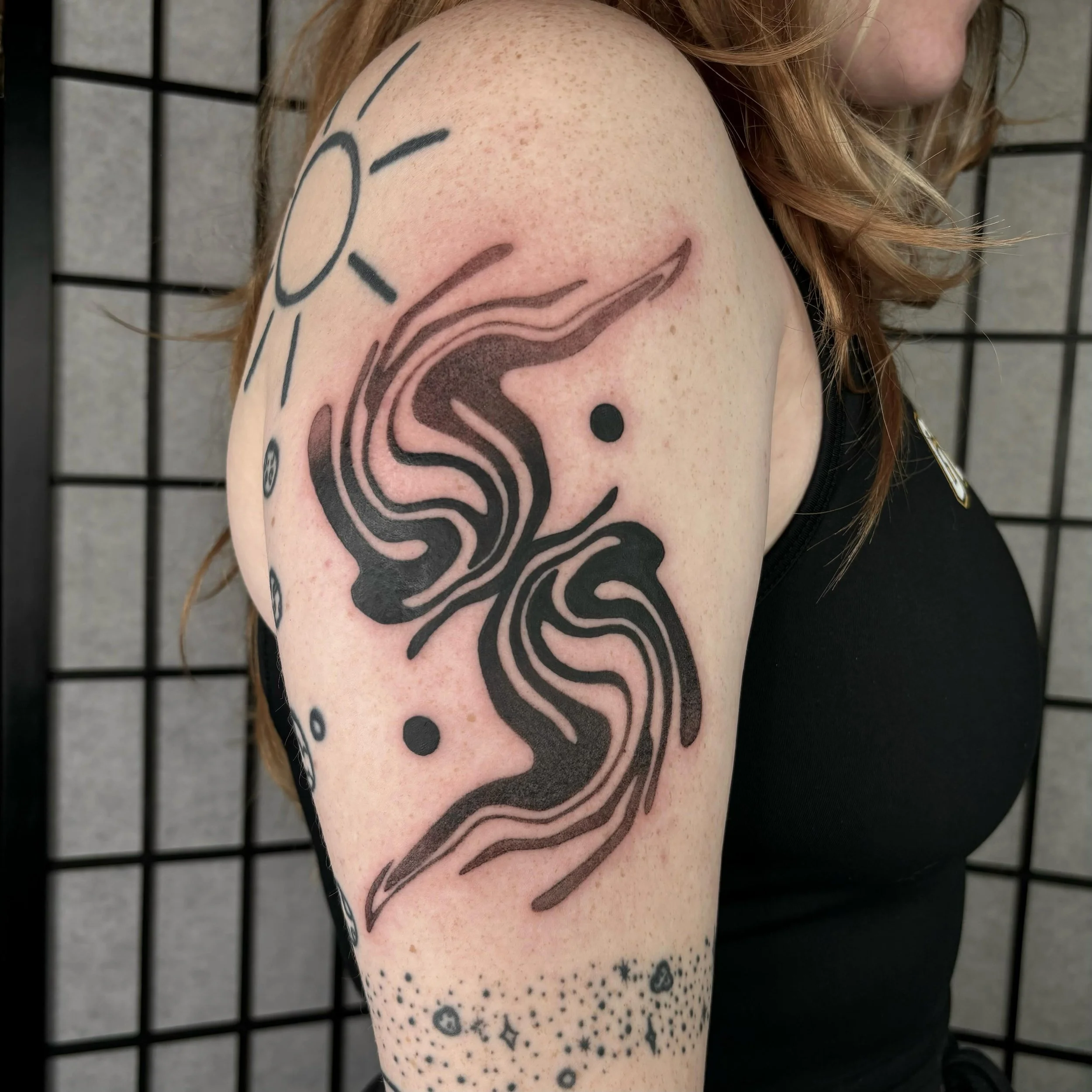 flash on heather. thank you! i love how it turned out. ✧₊⁺