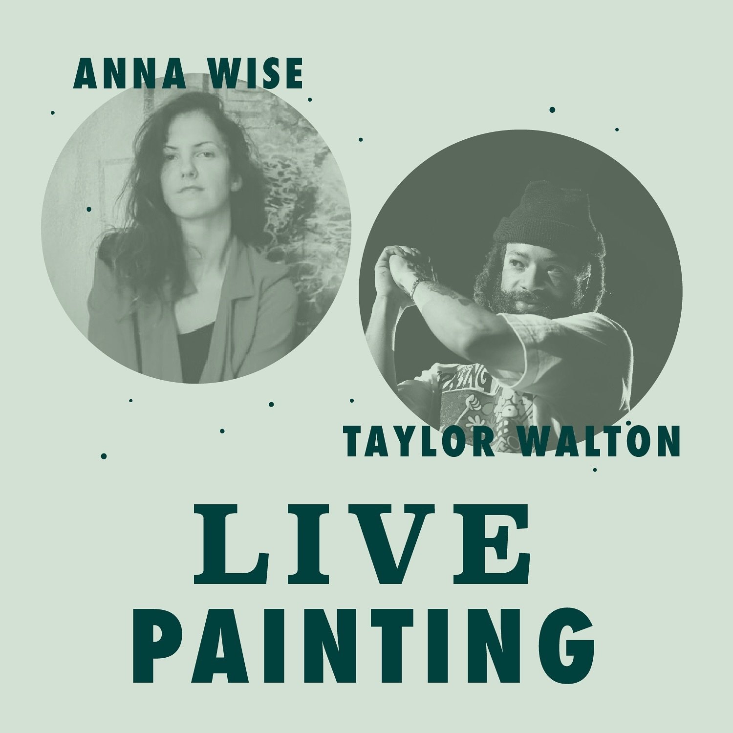 COOP Gallery&rsquo;s Garden of Earthly Delights is proud to have COOP Members @wvlly and @annathewiser.art doing Live Painting throughout the night. Come and see artists at work!