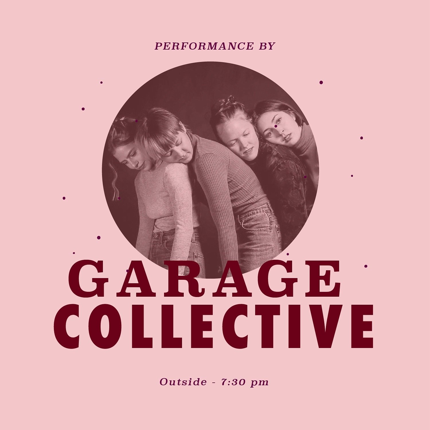 COOP Gallery&rsquo;s Garden of Earthly Delights is pleased to welcome @g.a.r.a.g.e.c.o performing live at 7:30 PM on the Lawn. Come join artists supporting artists and get your tickets today, link in bio! May 3rd, don&rsquo;t miss it!