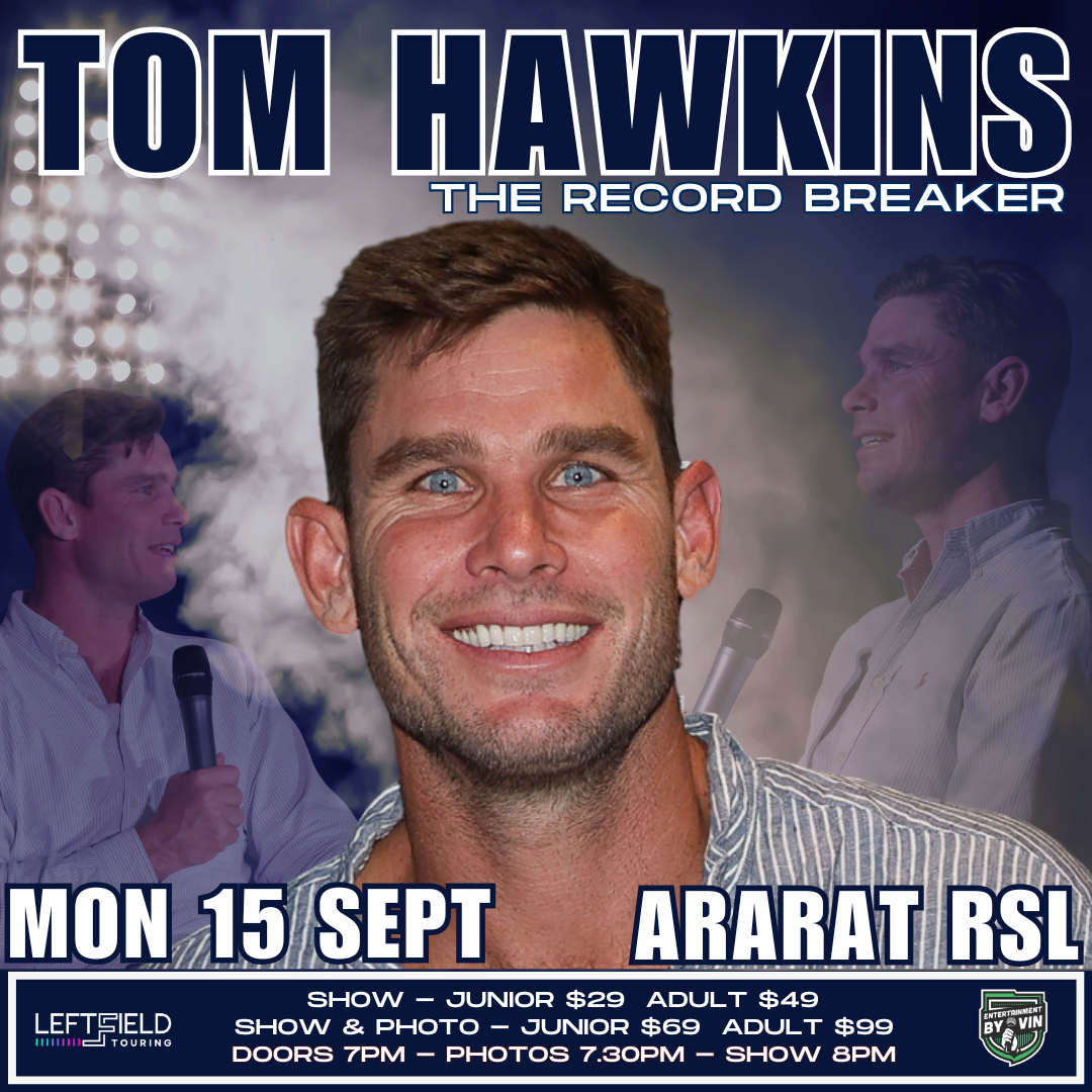 Tom Hawkins 'The Record Breaker' LIVE in Ararat!