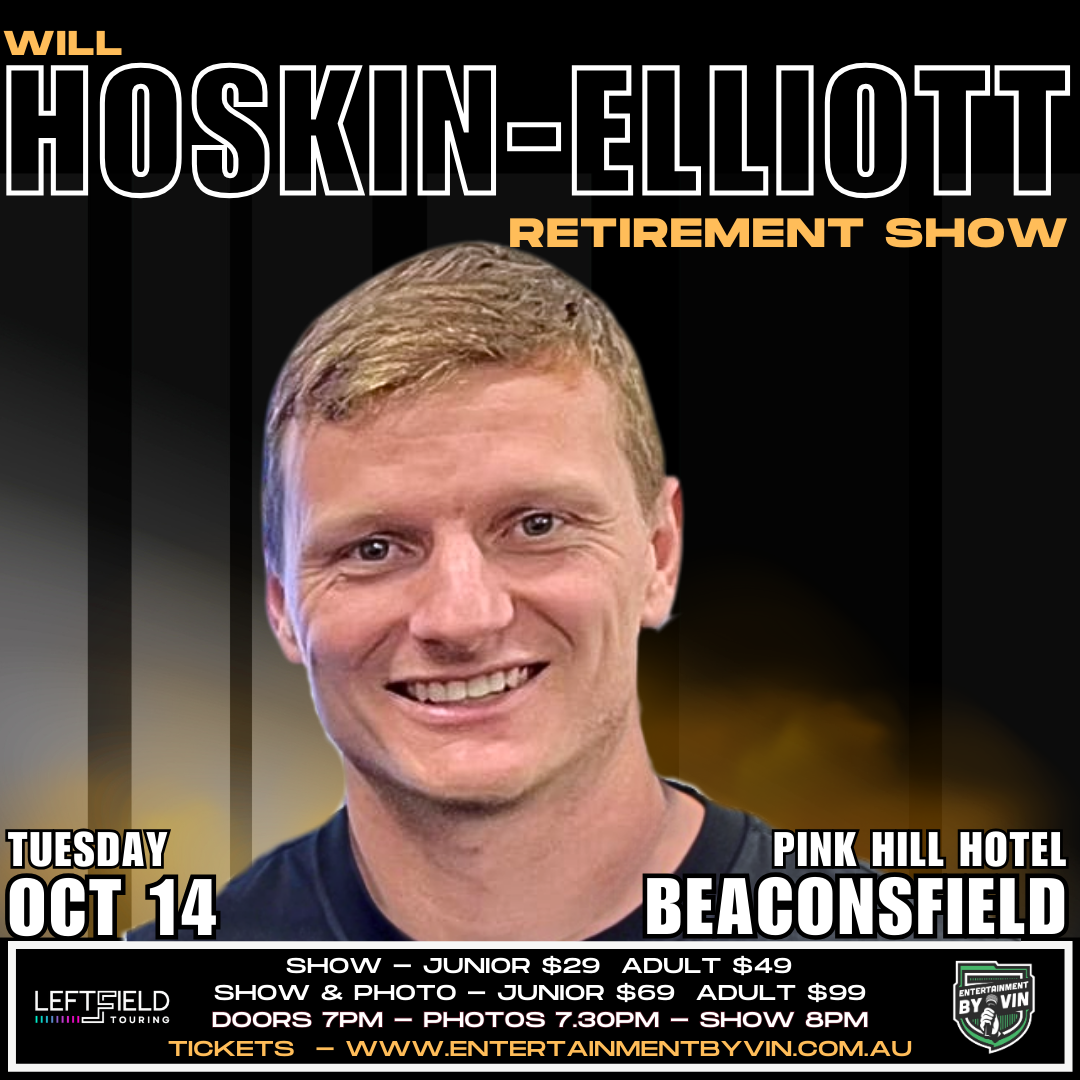 Will Hoskin-Elliott Retirement Show LIVE at Pink Hill Hotel, Beaconsfield!