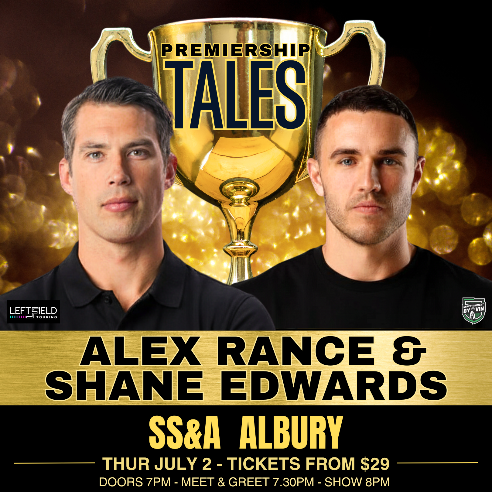 Premiership Tales feat. Alex Rance & Shane Edwards LIVE in Echuca!