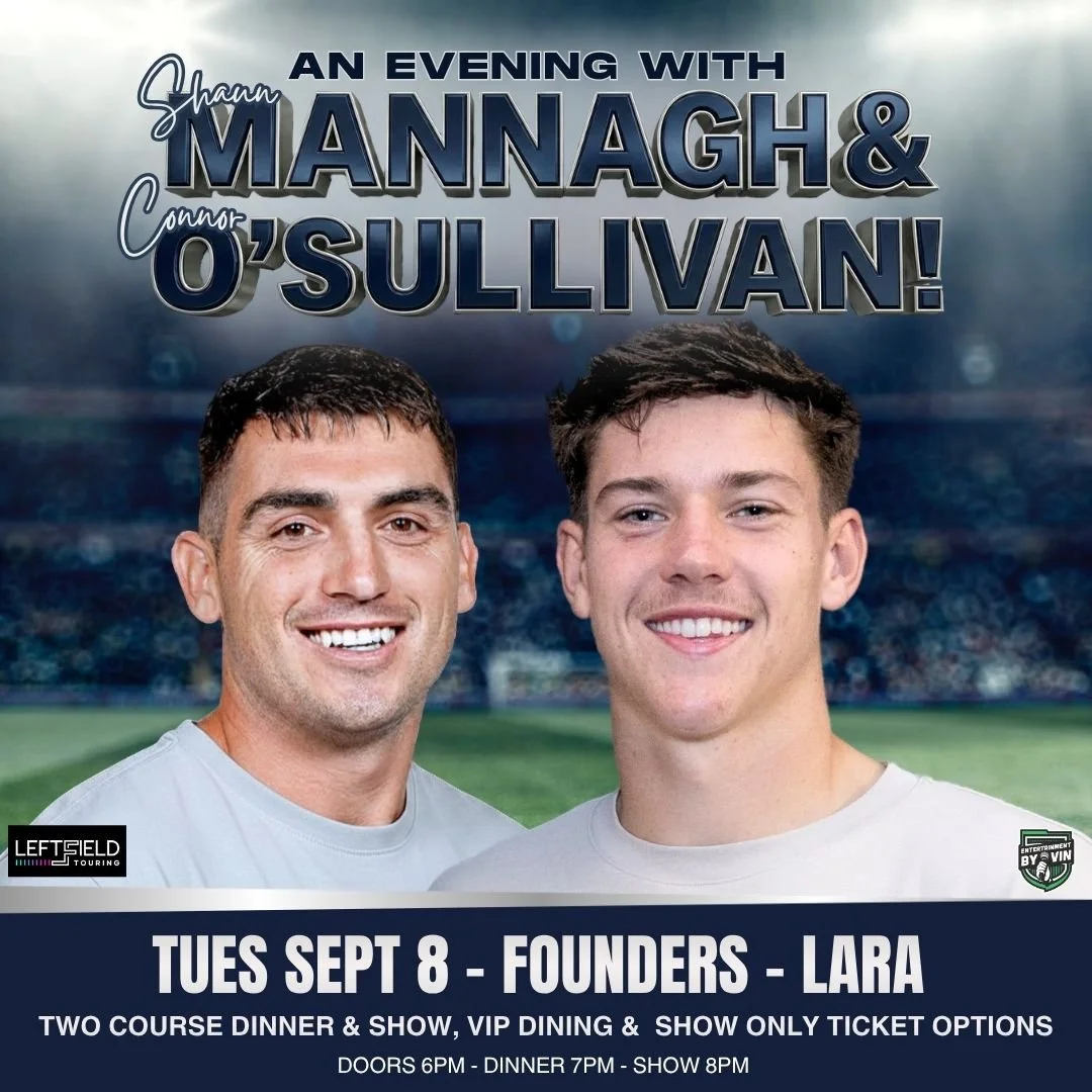 An Evening with Shaun Mannagh & Connor O'Sullivan LIVE at Founders Lara!