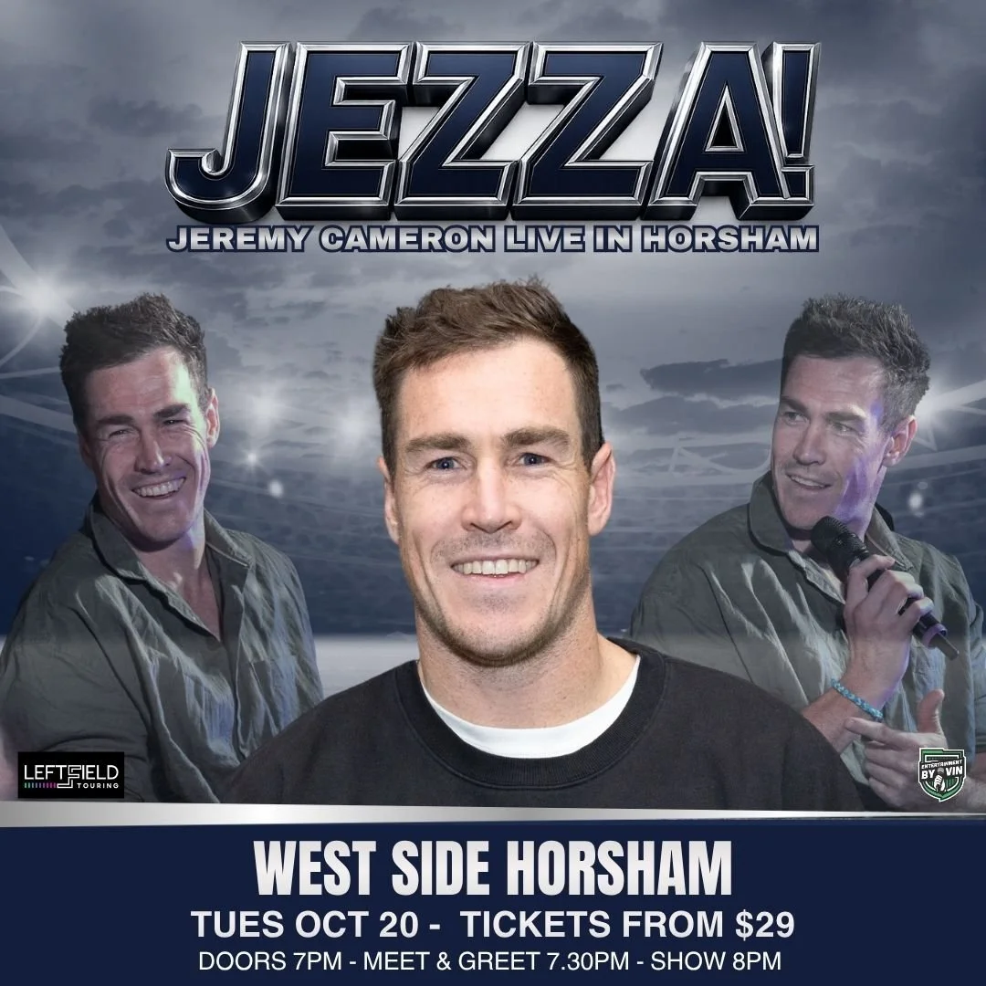 JEZZA! An Evening with Jeremy Cameron LIVE in Horsham!