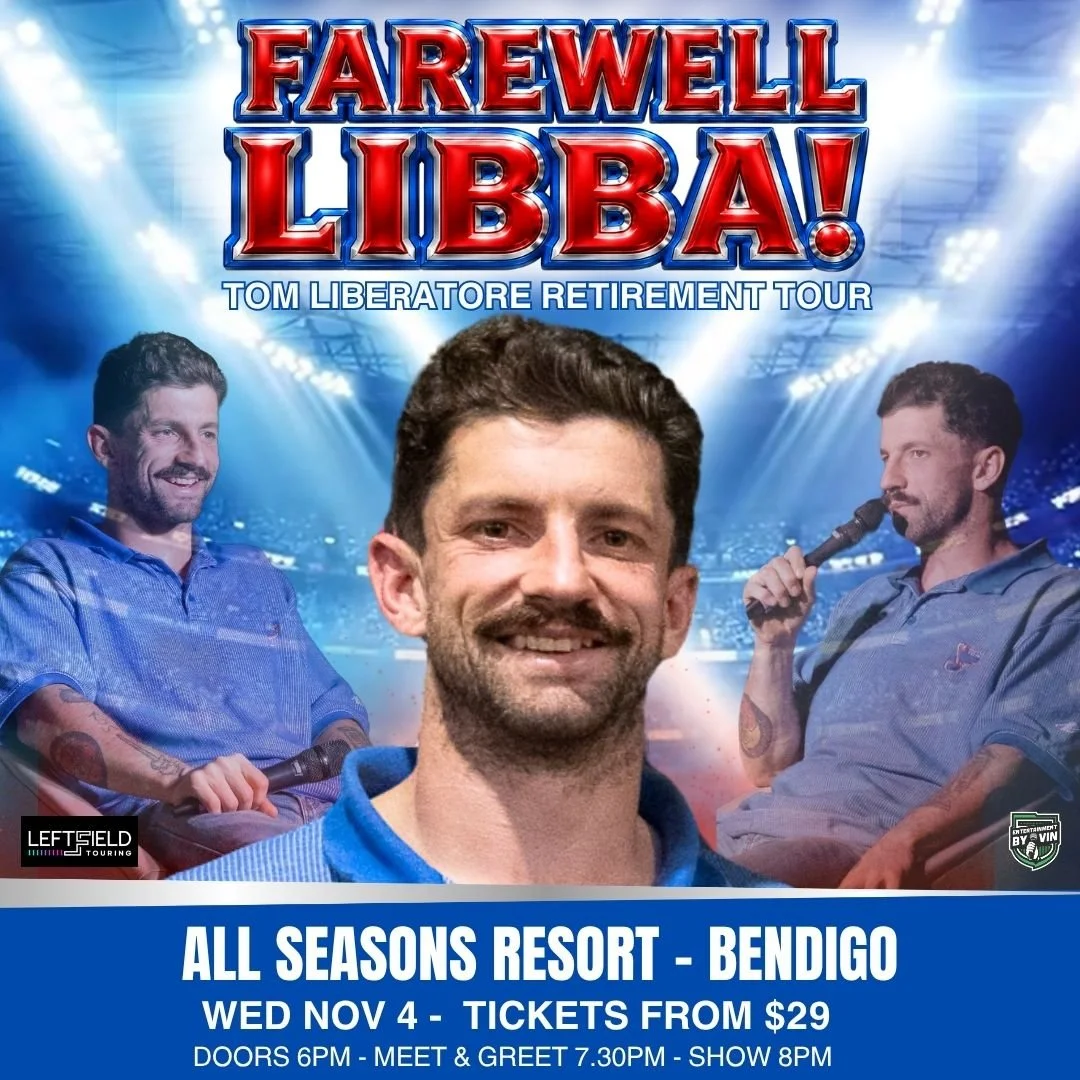 Farewell Libba! Tom Liberatore Retirement Show LIVE in Bendigo!
