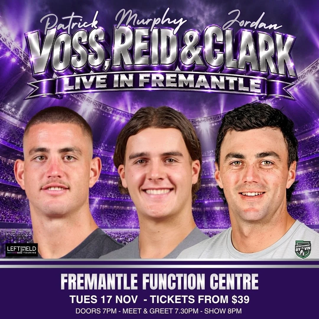 Patrick Voss, Murphy Reid & Jordan Clark LIVE in Fremantle!