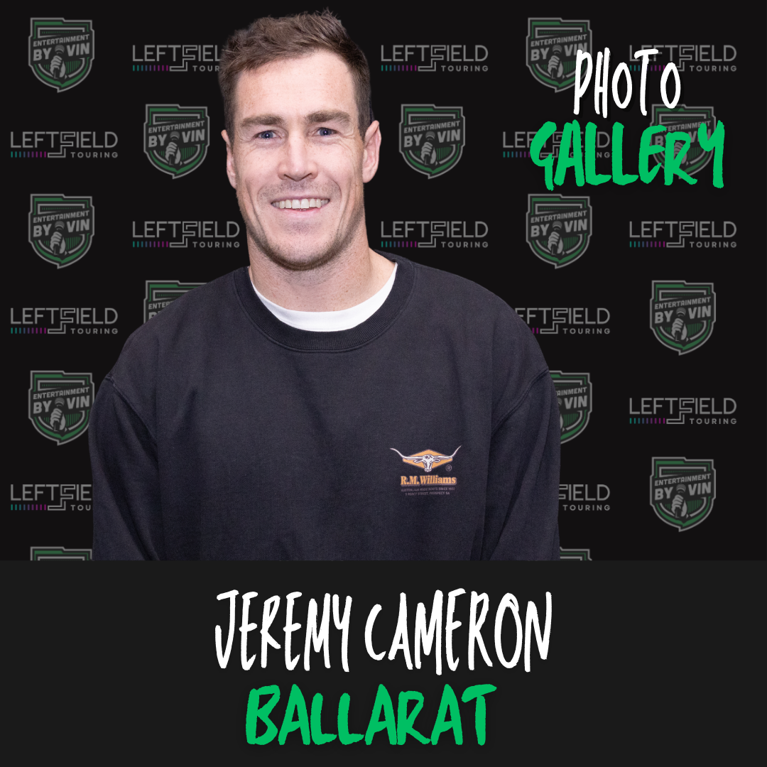 JEZZA! An Evening with Jeremy Cameron LIVE in Ballarat!