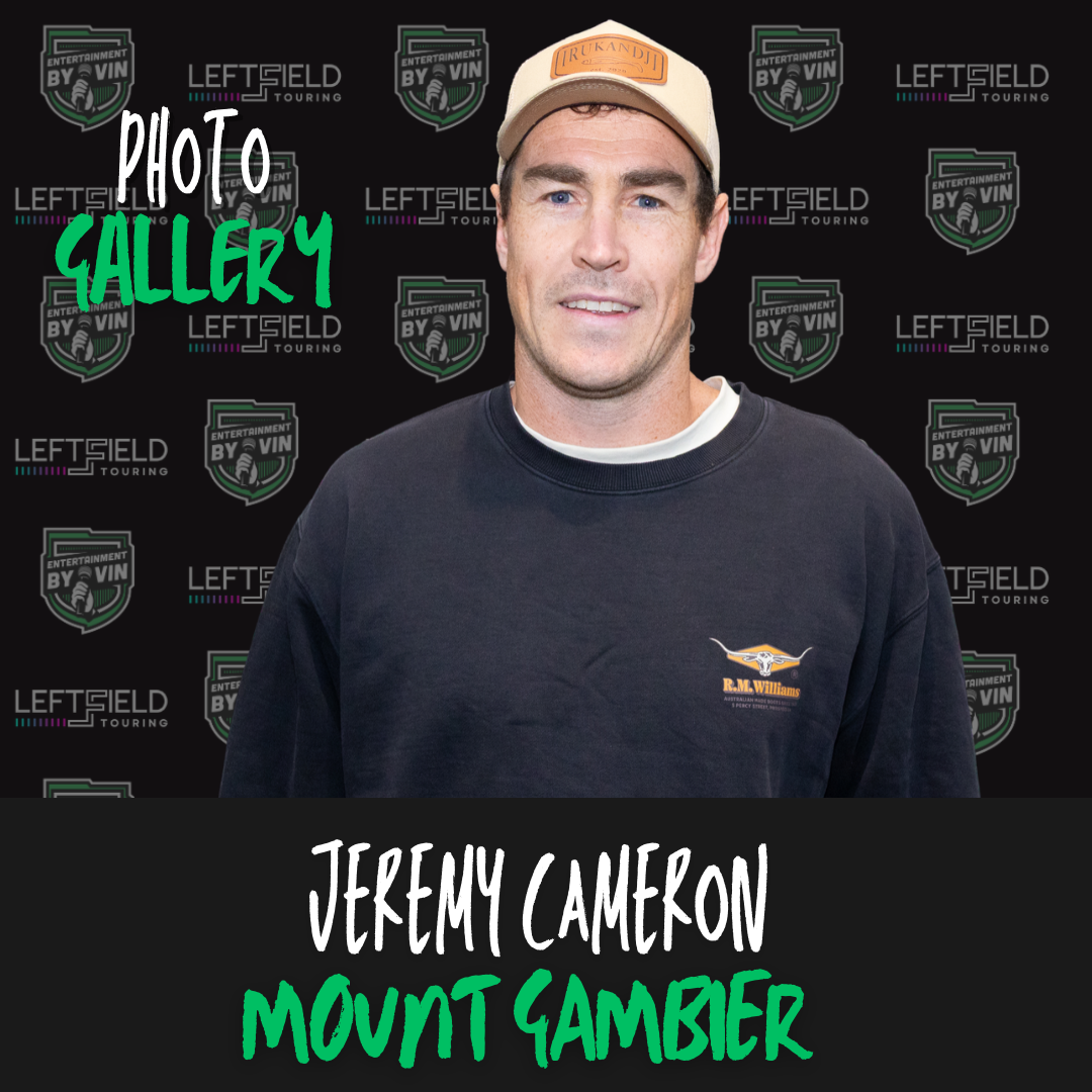 JEZZA! An Evening with Jeremy Cameron LIVE in Mount Gambier!