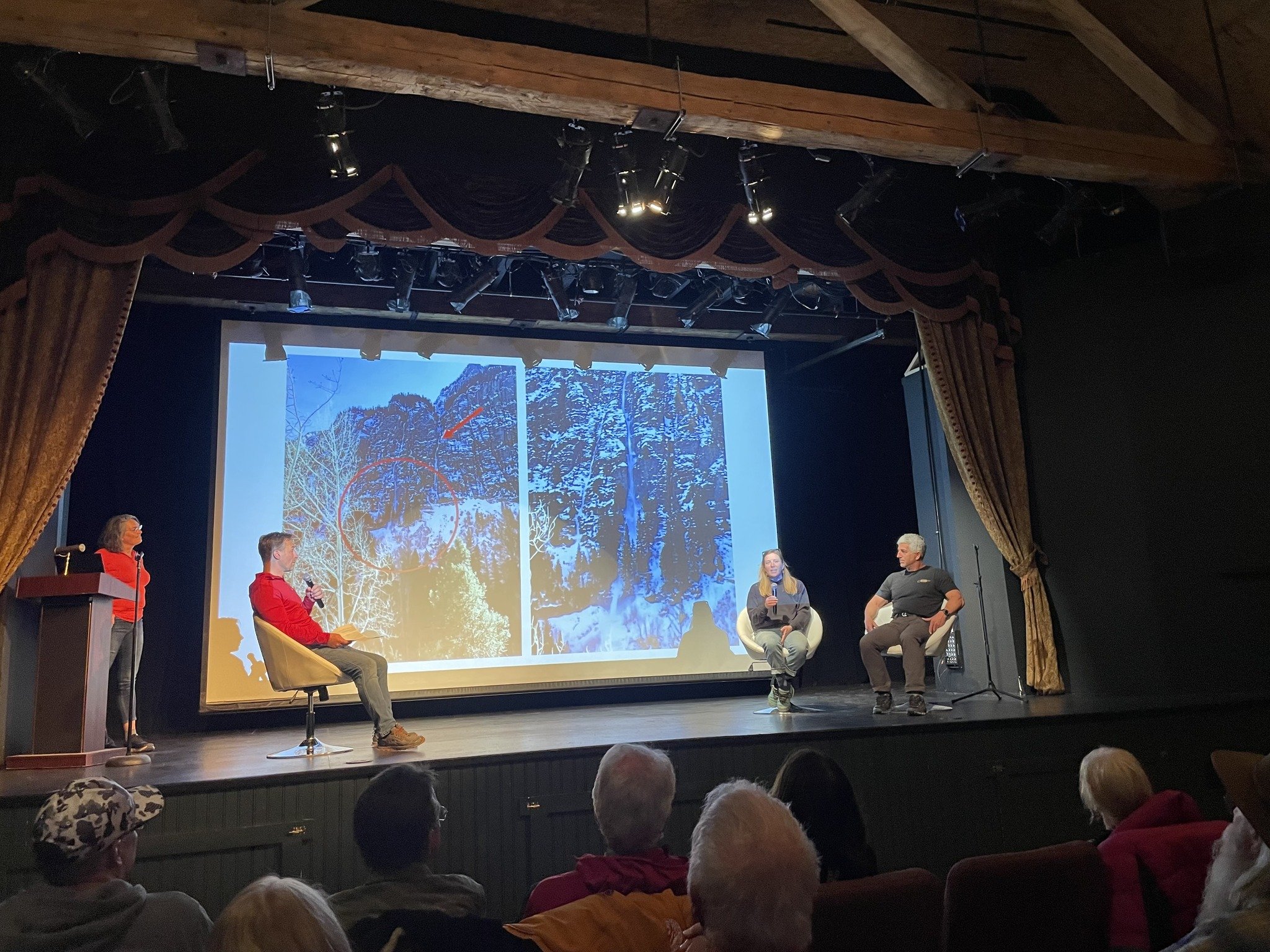 Many thanks to all the community members who came out to support our movie night and OMRT fundraiser on Saturday at the @wrightoperahouse! 

We had over 65 people in the audience to watch @wheretheropeends, followed by a locals' Q&amp;A session with 