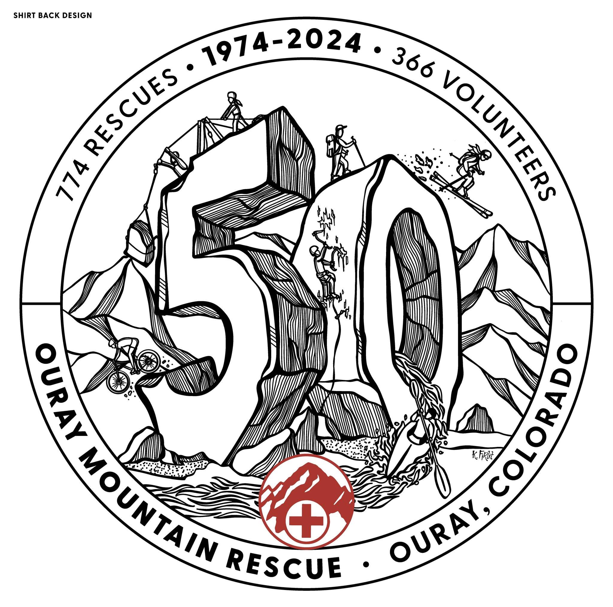 This summer we are celebrating our 50th year of service to Ouray County with multiple community events!

To kick things off, come join us at 6pm on Thursday, June 13th, at Fellin Park in Ouray, when some of our active rescue team members will perform