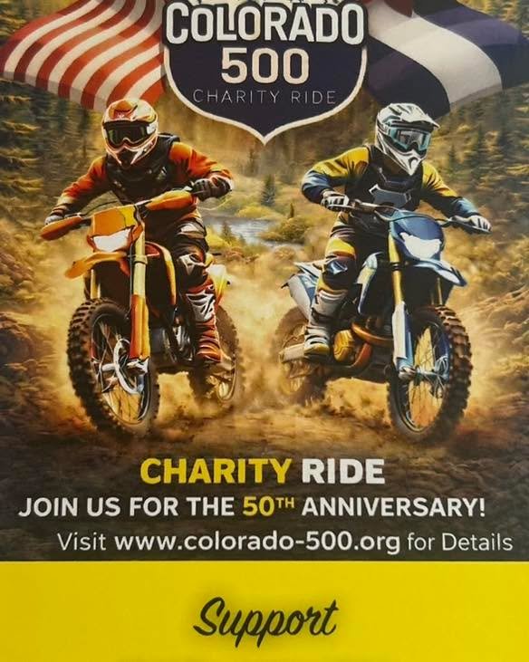 Thank you Colorado 500 for your continued support!  We appreciate it. 🙏
