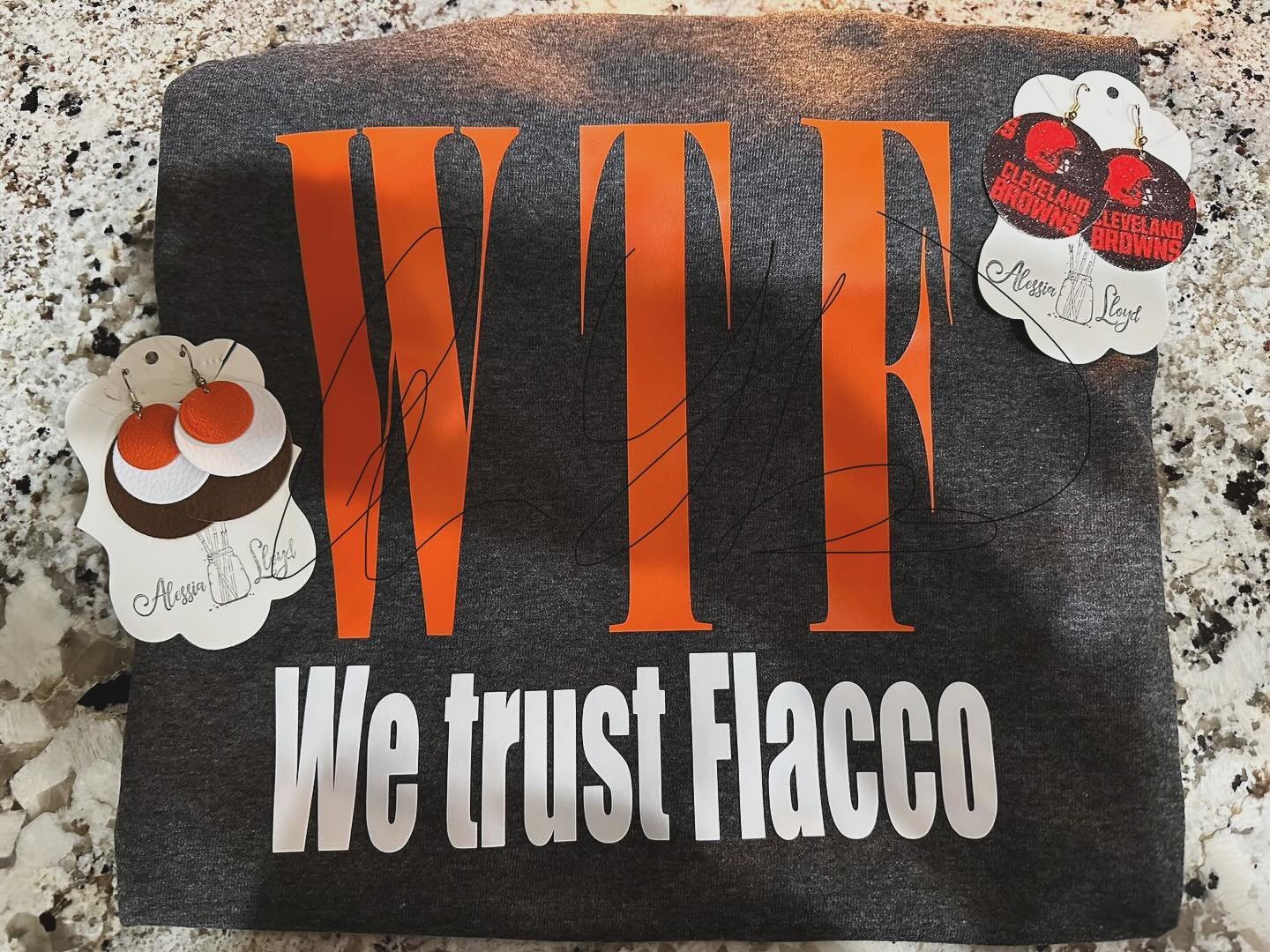 Thank you, #15, for redefining the meaning of WTF for Browns fans everywhere. There&rsquo;s always this year! #clevelandbrowns #clevelandohio #theland #cleveland #football  #joeflacco #smallbusiness #shoplocal #shopsmall #smallbusiness #orangeandbrow