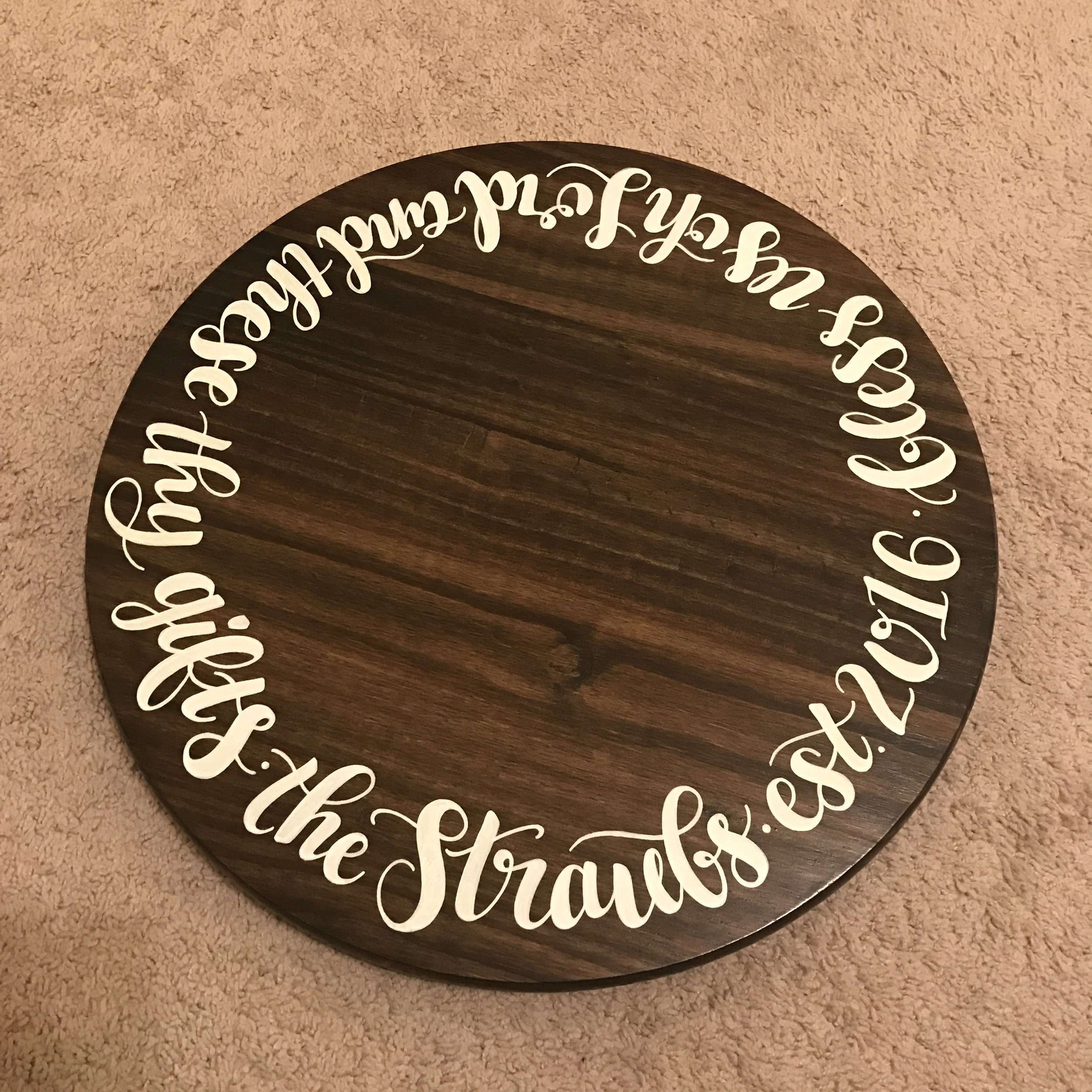 lettering lazy susan straubs.JPG