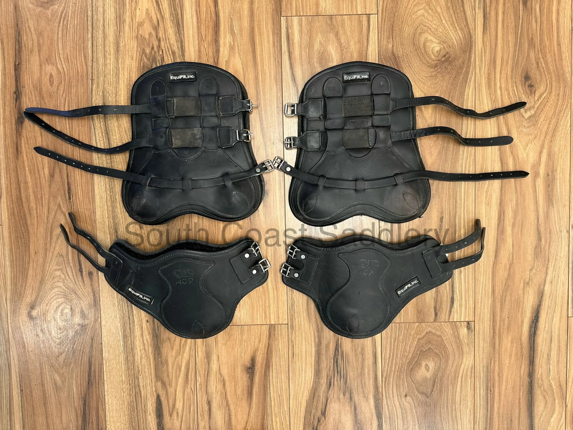 CWD EquiFit Black Leather Boots - Size 3
