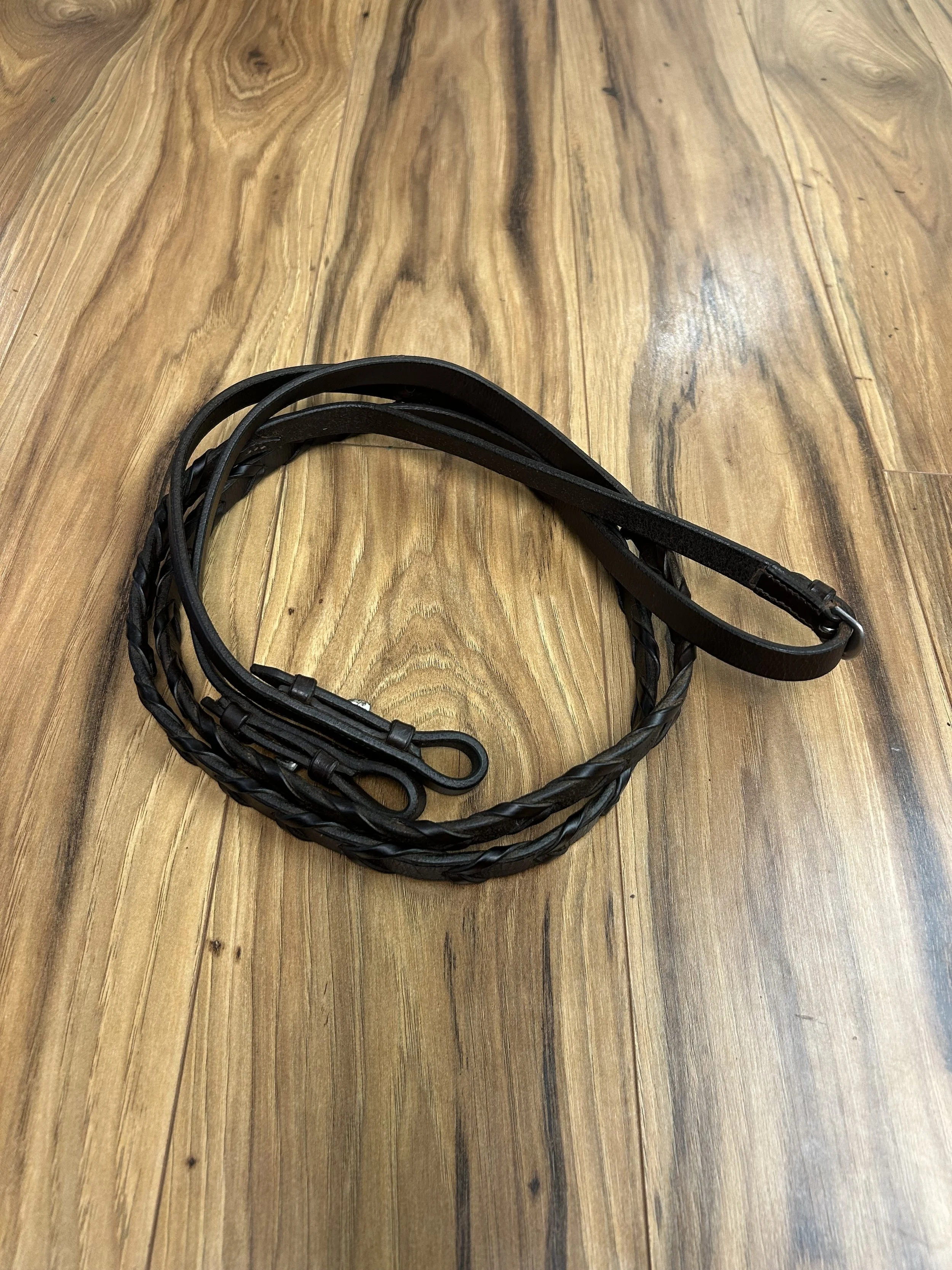 Braided Leather Reins