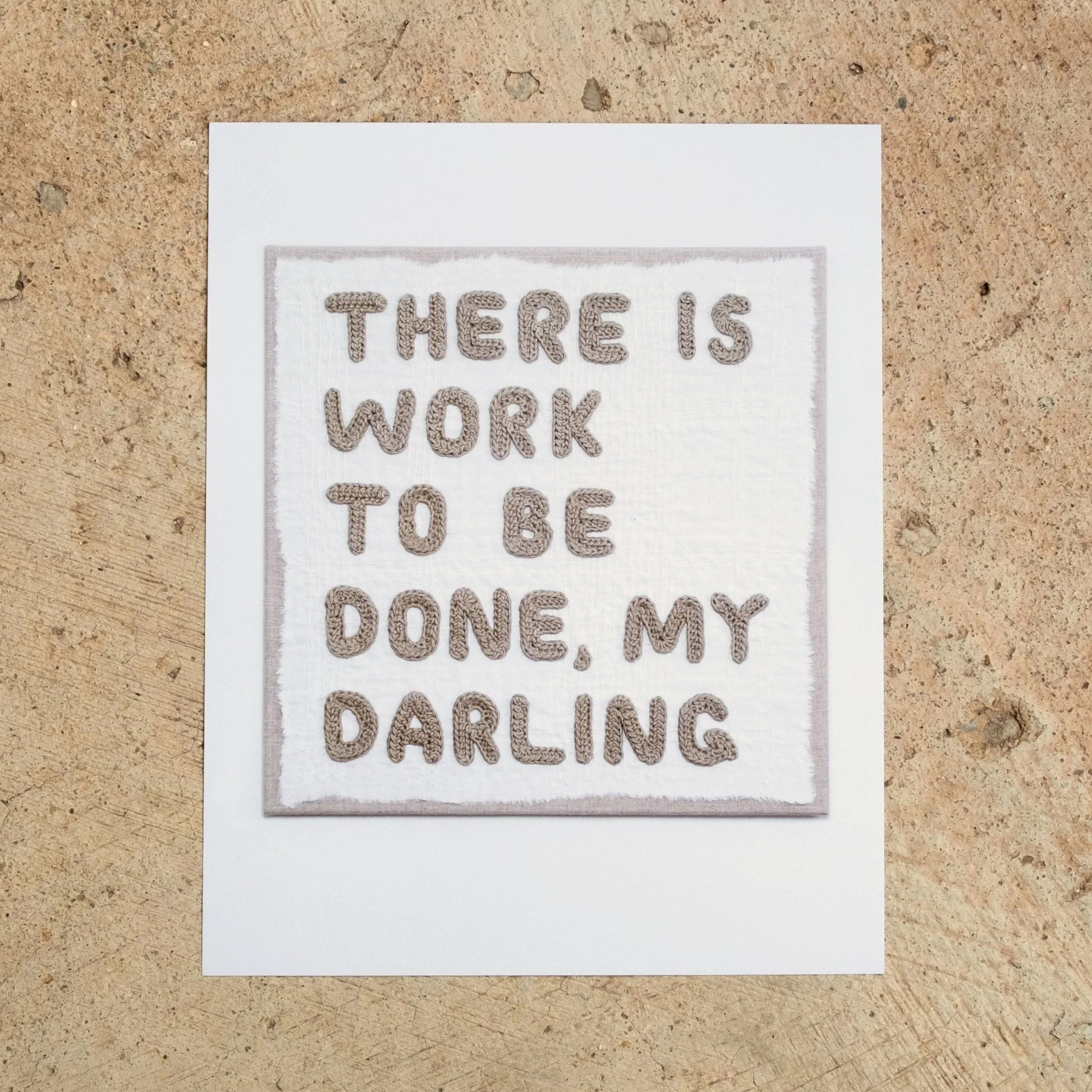 My Darling- 8" x 10" Print