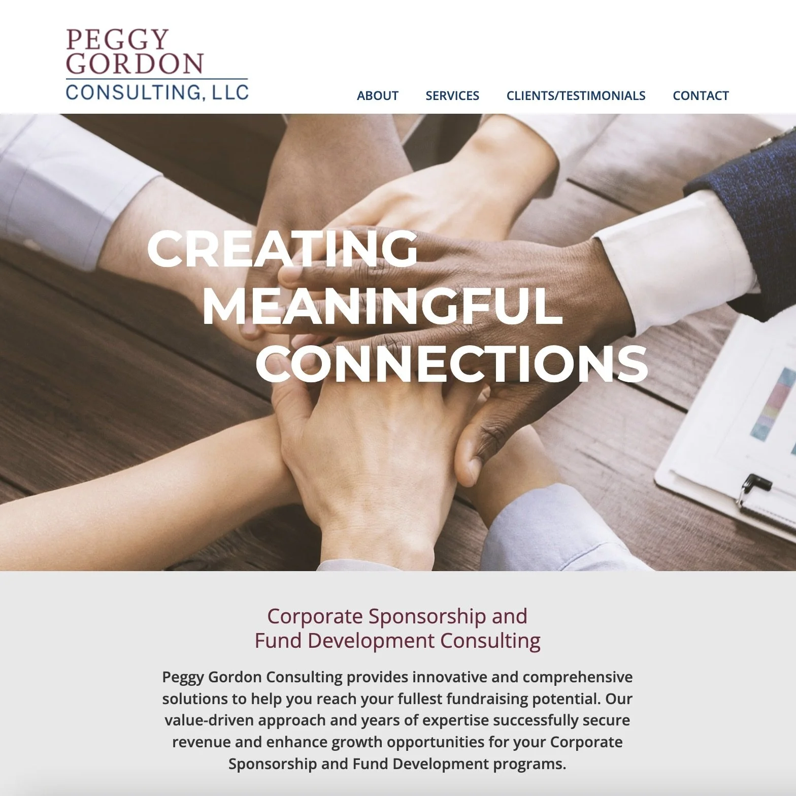 Consulting site update