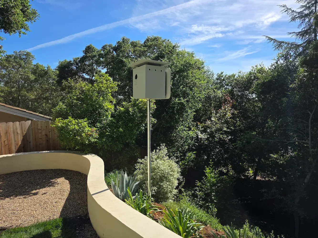 Barn owl box installed for natural rodent control
