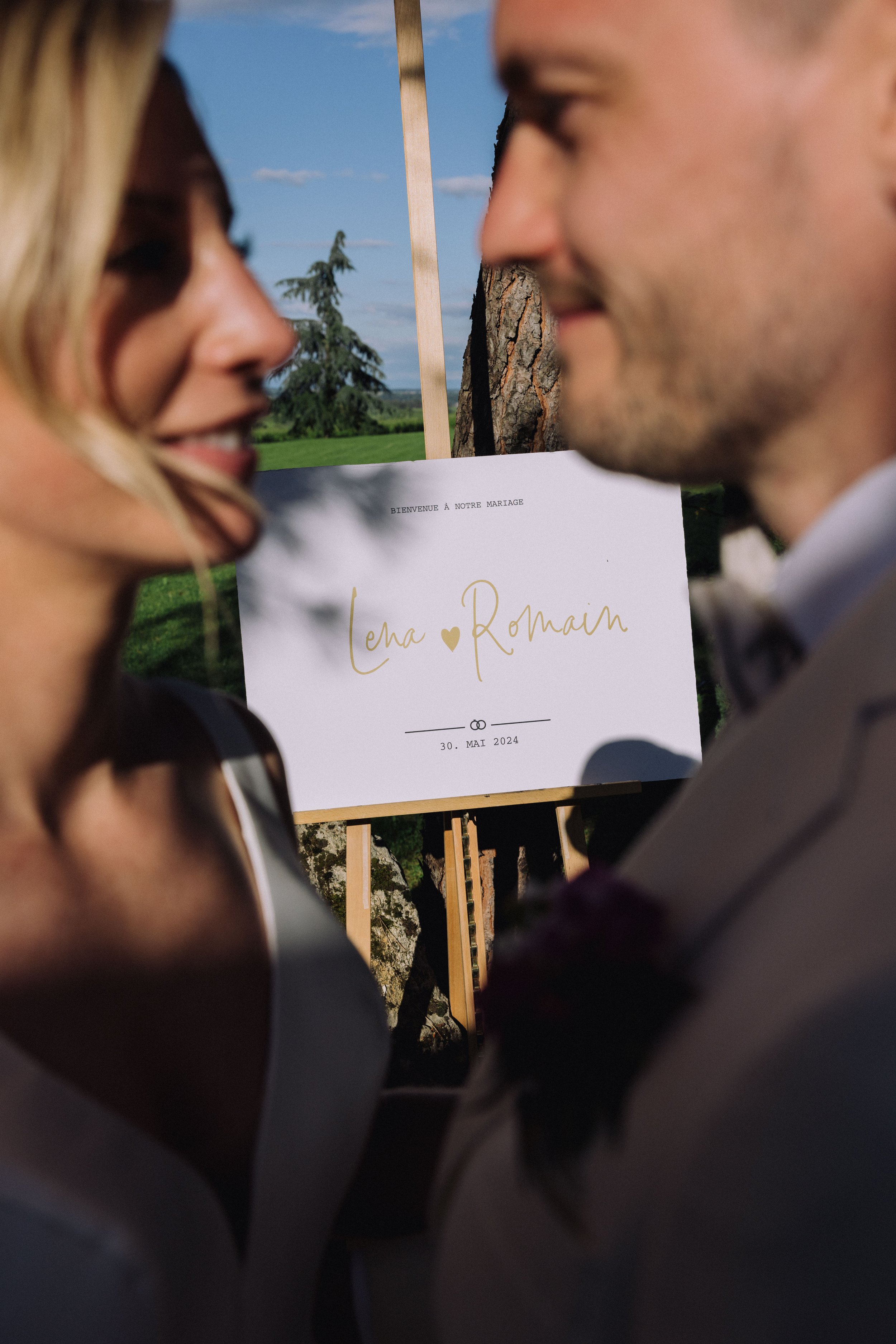 Léa et Romain domaine de la Ruisselière
