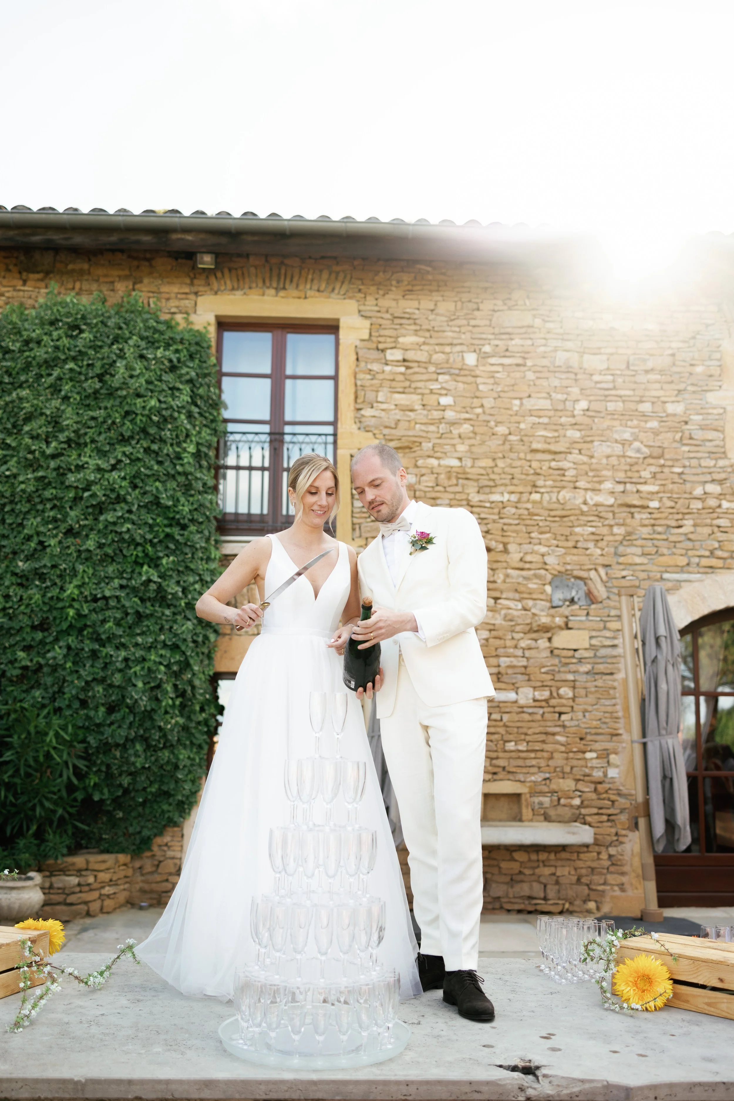 Léa et Romain domaine de la Ruisselière