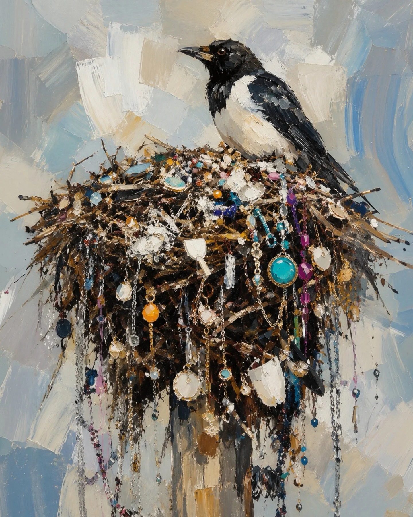 the crow collects what others leave behind. so do i.