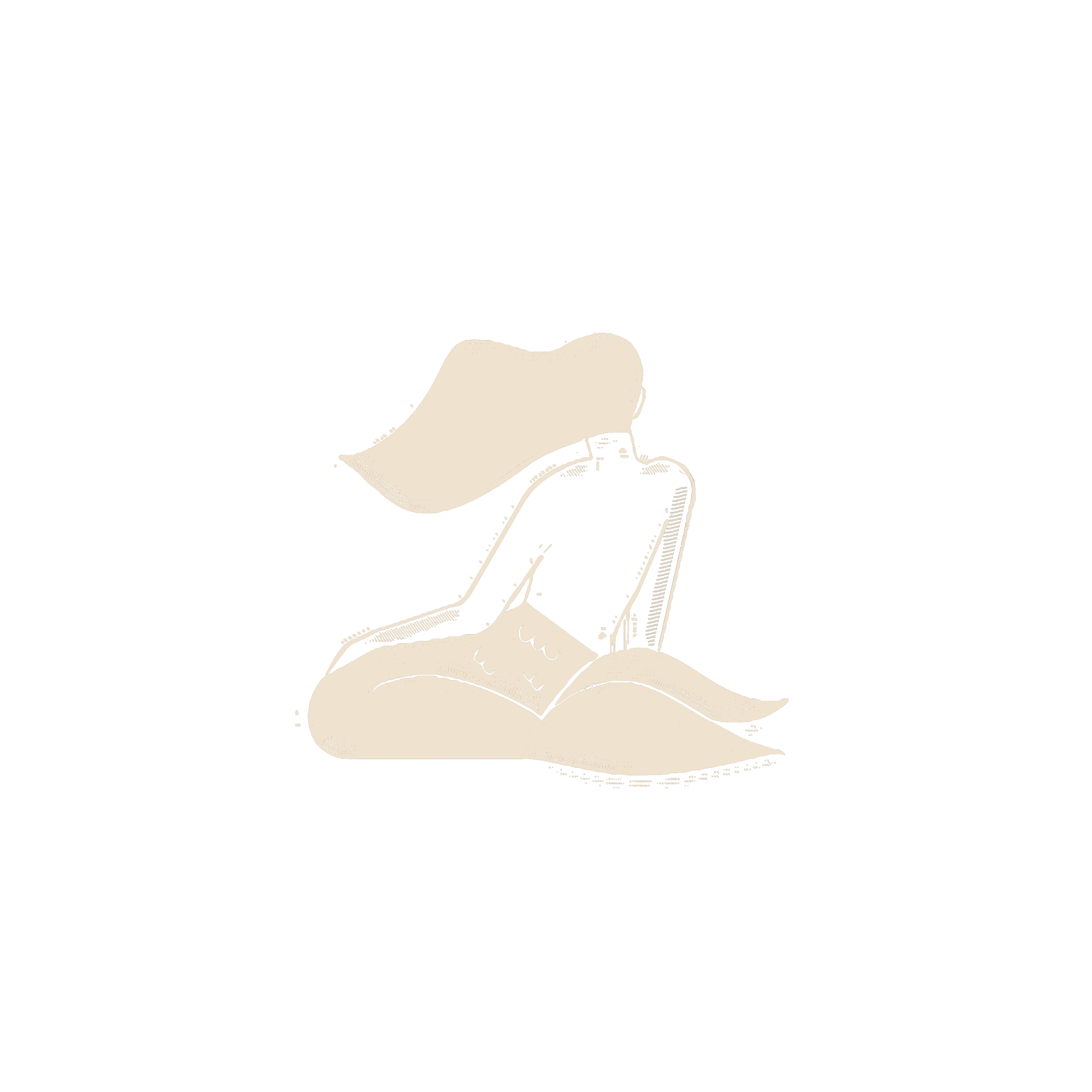 The Siren — illustrated symbol of anxiety, a solitary figure curled inward, from the 47sundays visual language by Jay Badenhorst