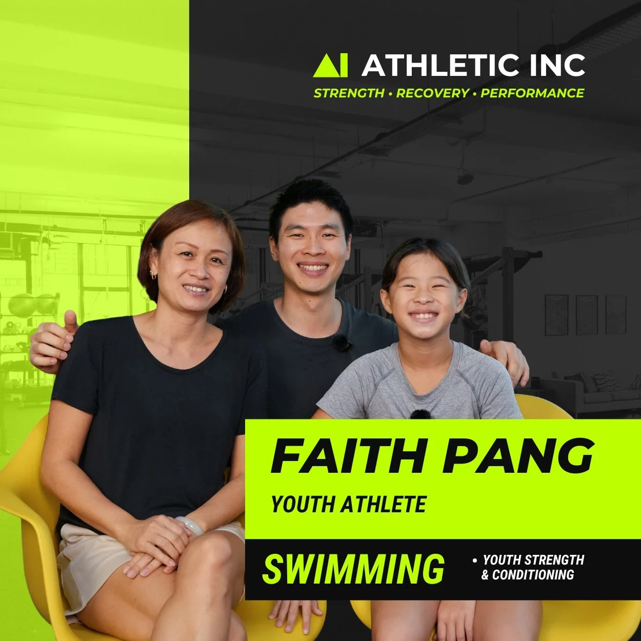 Client Testimonial: Faith Pang, Youth Athlete, Swimming
