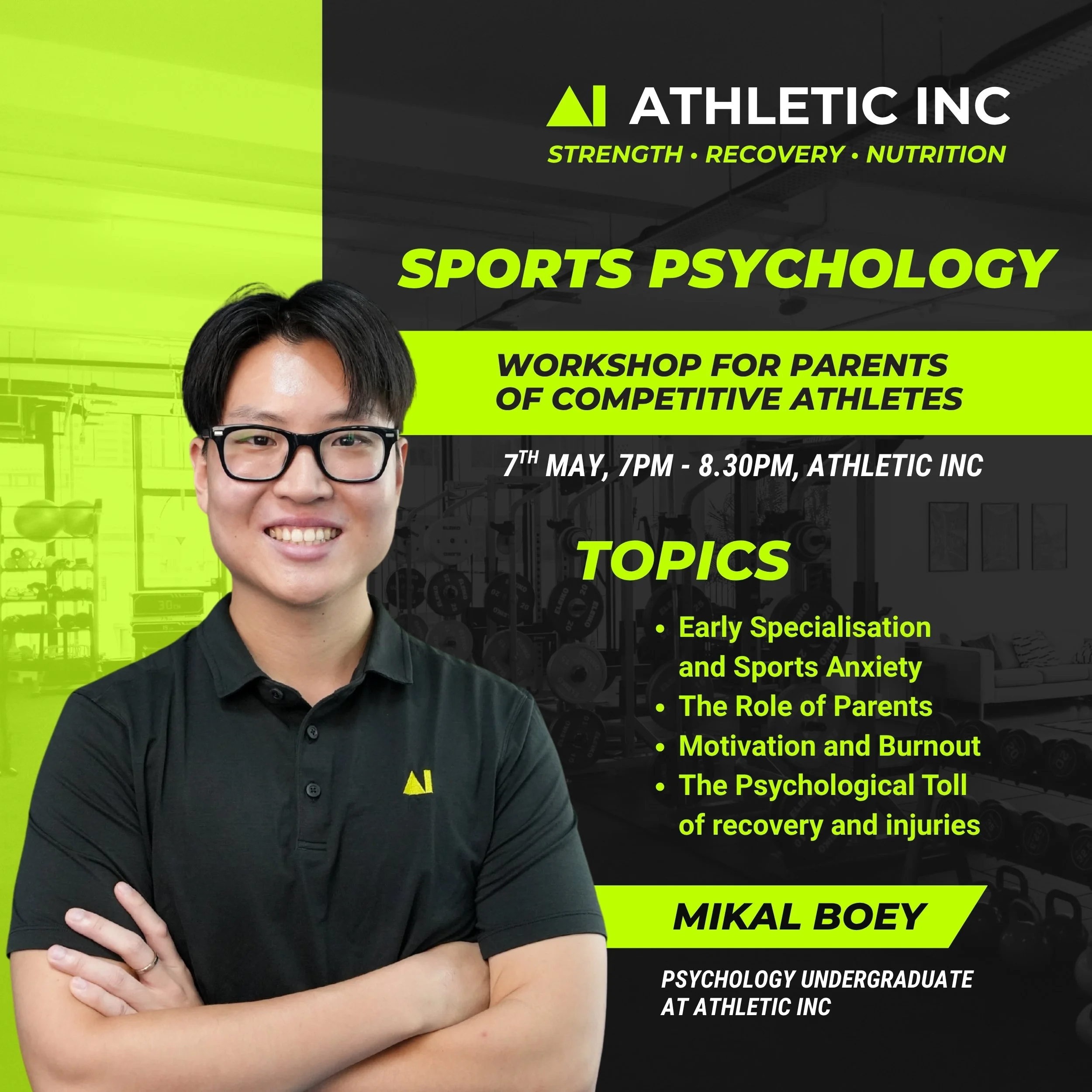 [EVENT] Sports Psychology Workshop