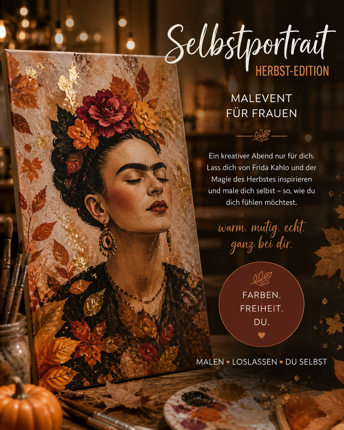 Was würde Frida tun? Paint yourself – Herbstedition