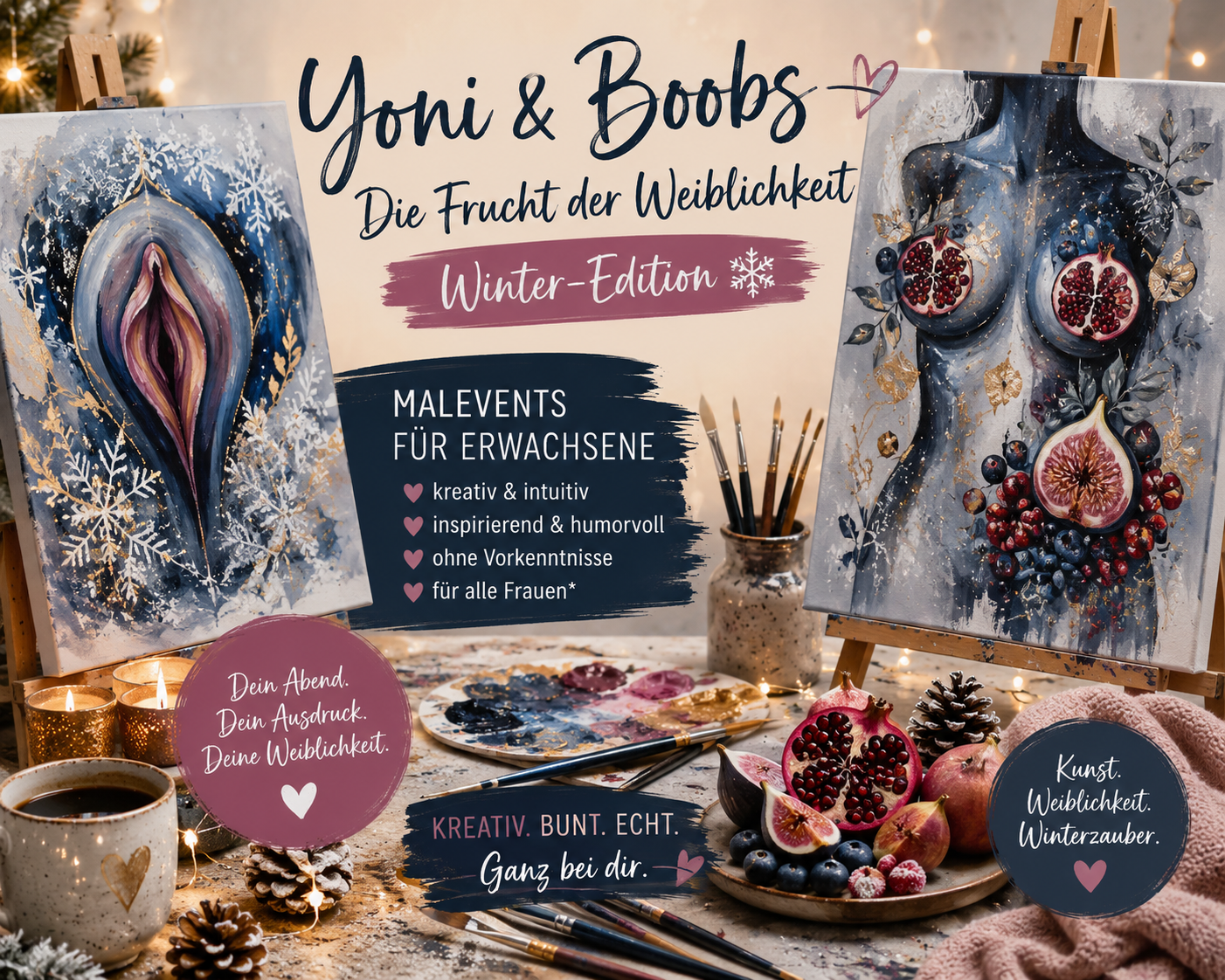Yoni &amp; Boobs – Die Frucht der Weiblichkeit | Winter-Edition