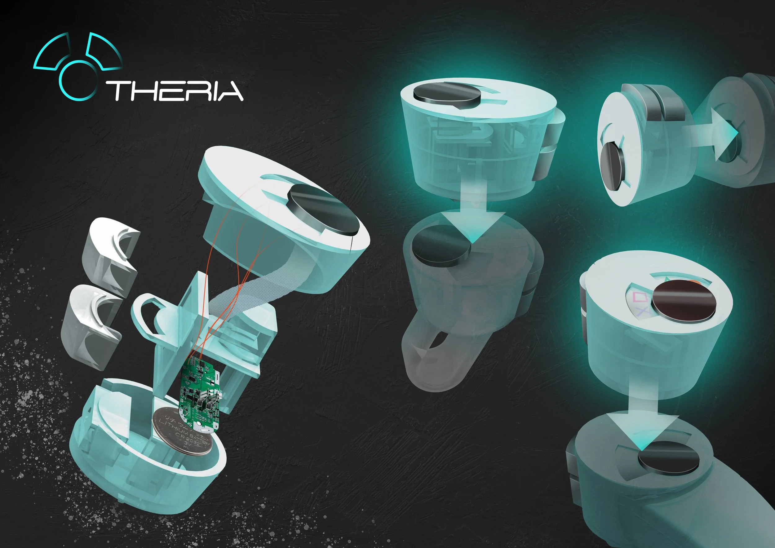 Placement & Exploded View of Electronics POD