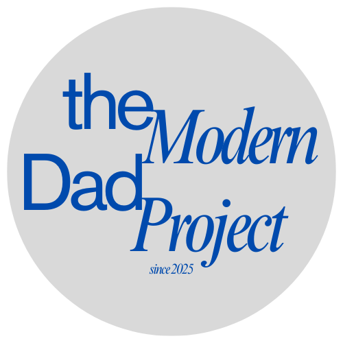 Logo for The Modern Dad Project with the text "since 2025" on a gray circular background.