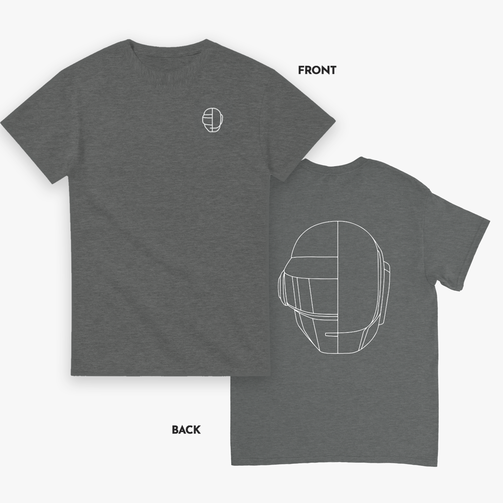 Daft Funk Live Heavyweight Unisex Crewneck T-shirt | Gildan® 5000