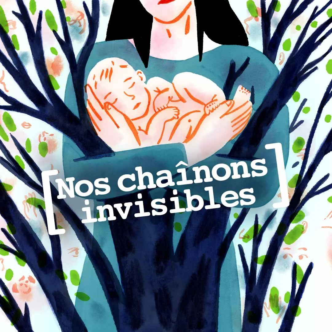 Illustration pour le podcast "Nos chaînons invisibles"