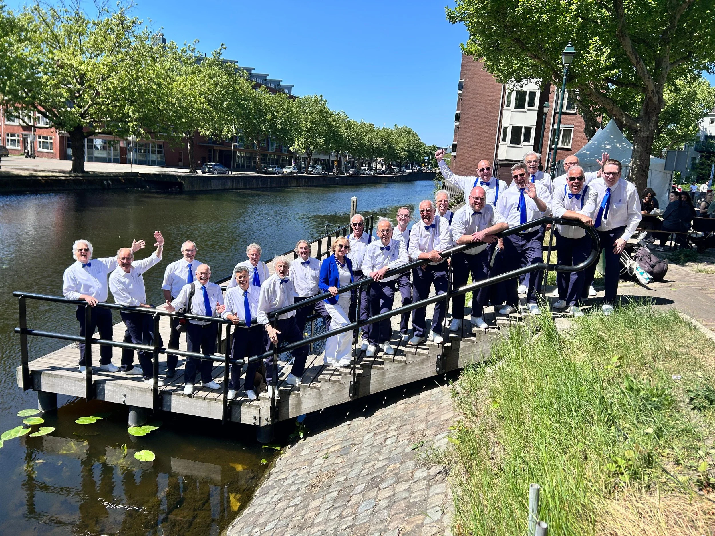 Molendagen Schiedam foto op de steiger