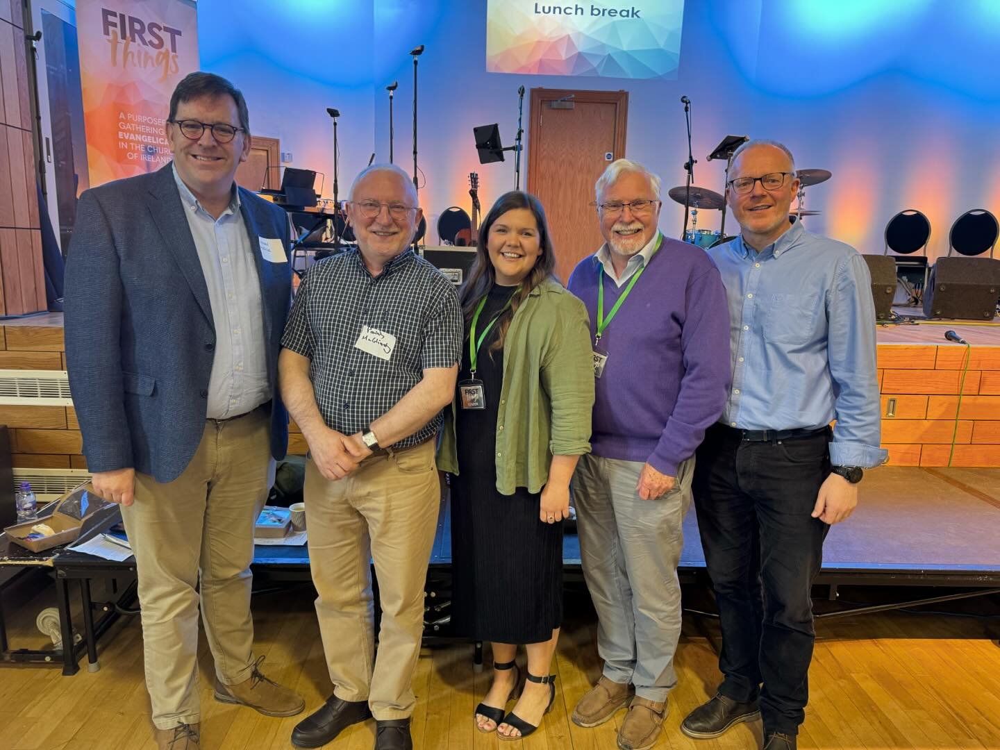 Today, the current chaplain of The Hub, Danielle,  met with four former Hub chaplains at the First Things conference - Bishop Andrew Forster, Rev Dr. Paddy McGlinchy, Bishop Harold Miller &amp; Archdeacon Barry Forde.

The ministry of the first of th