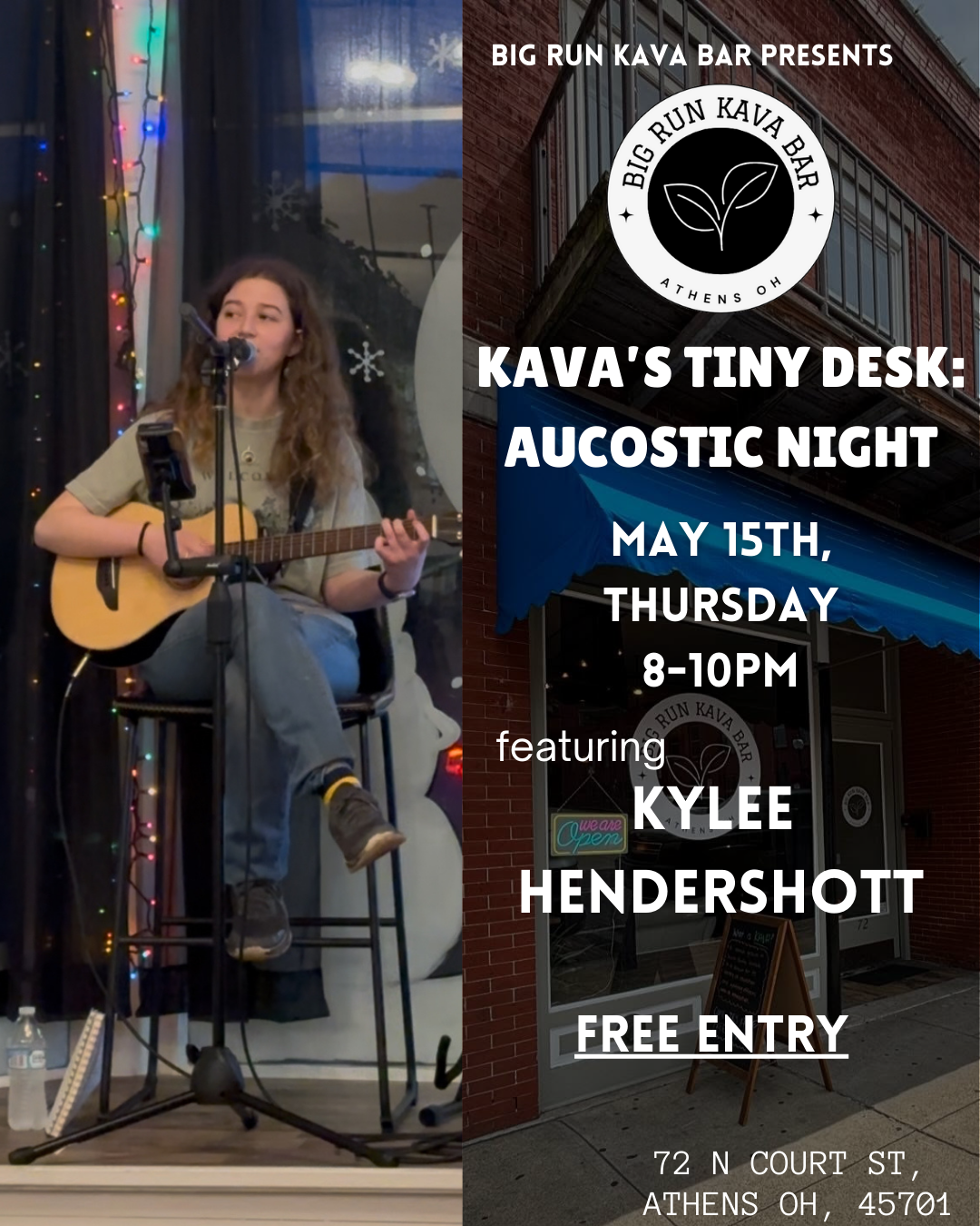 Tiny Desk Concert w/ Kylee Hendershott – Acoustic Night