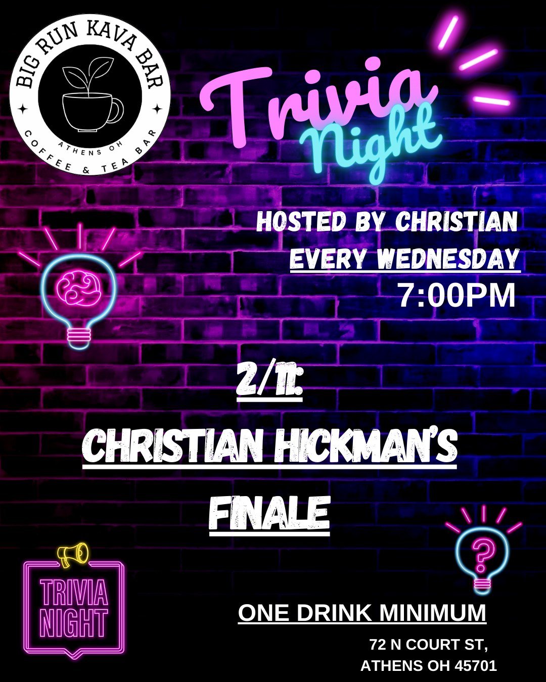 Trivia: Christian Hickman's Finale
