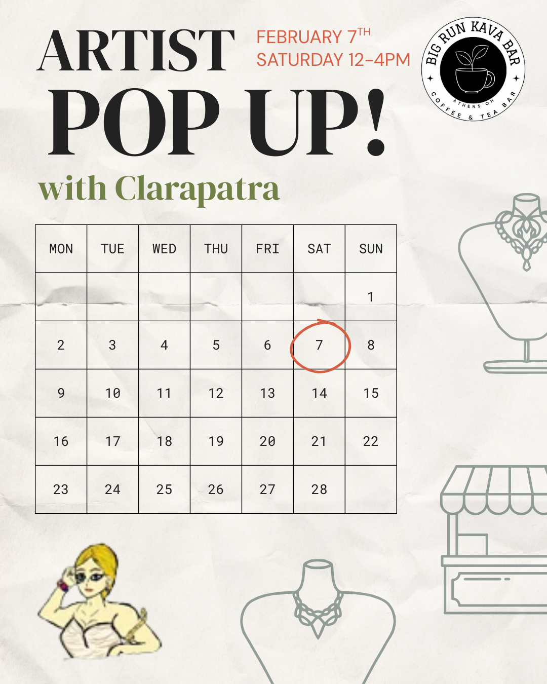 Artist Pop Up (Clara Patra)
