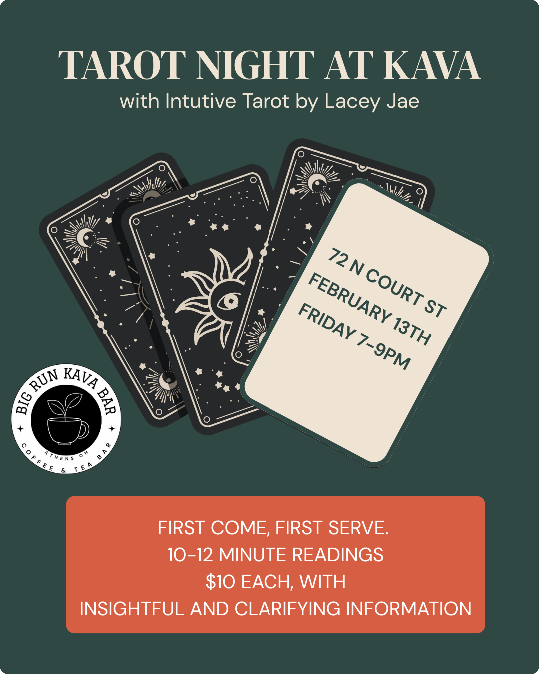 Tarot Night at Kava w/ Intuitive Readings