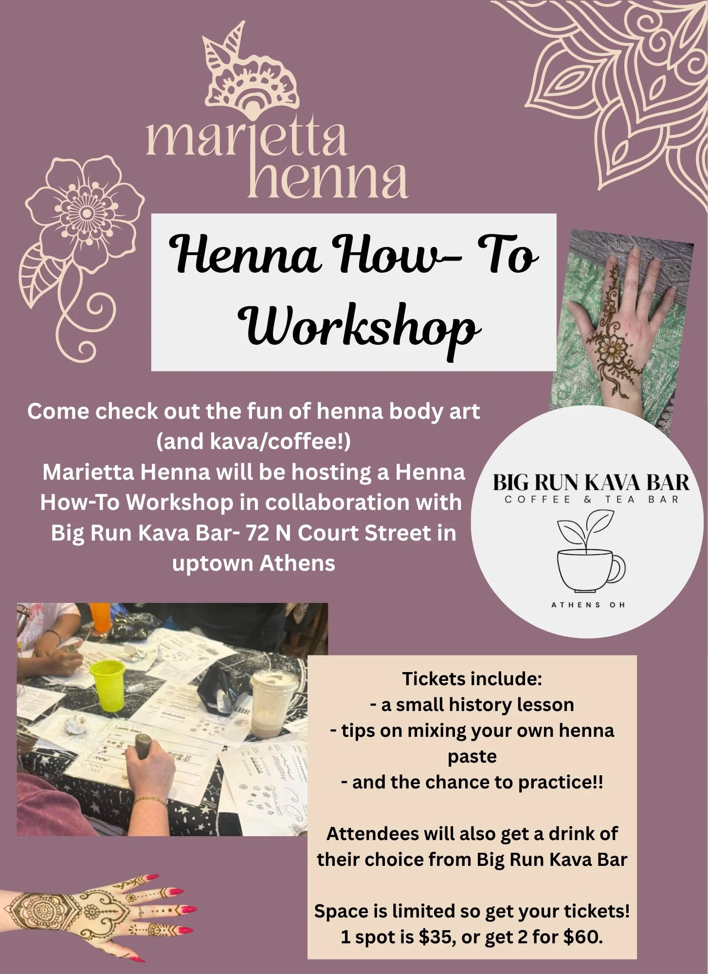 Henna- How To Workshop
