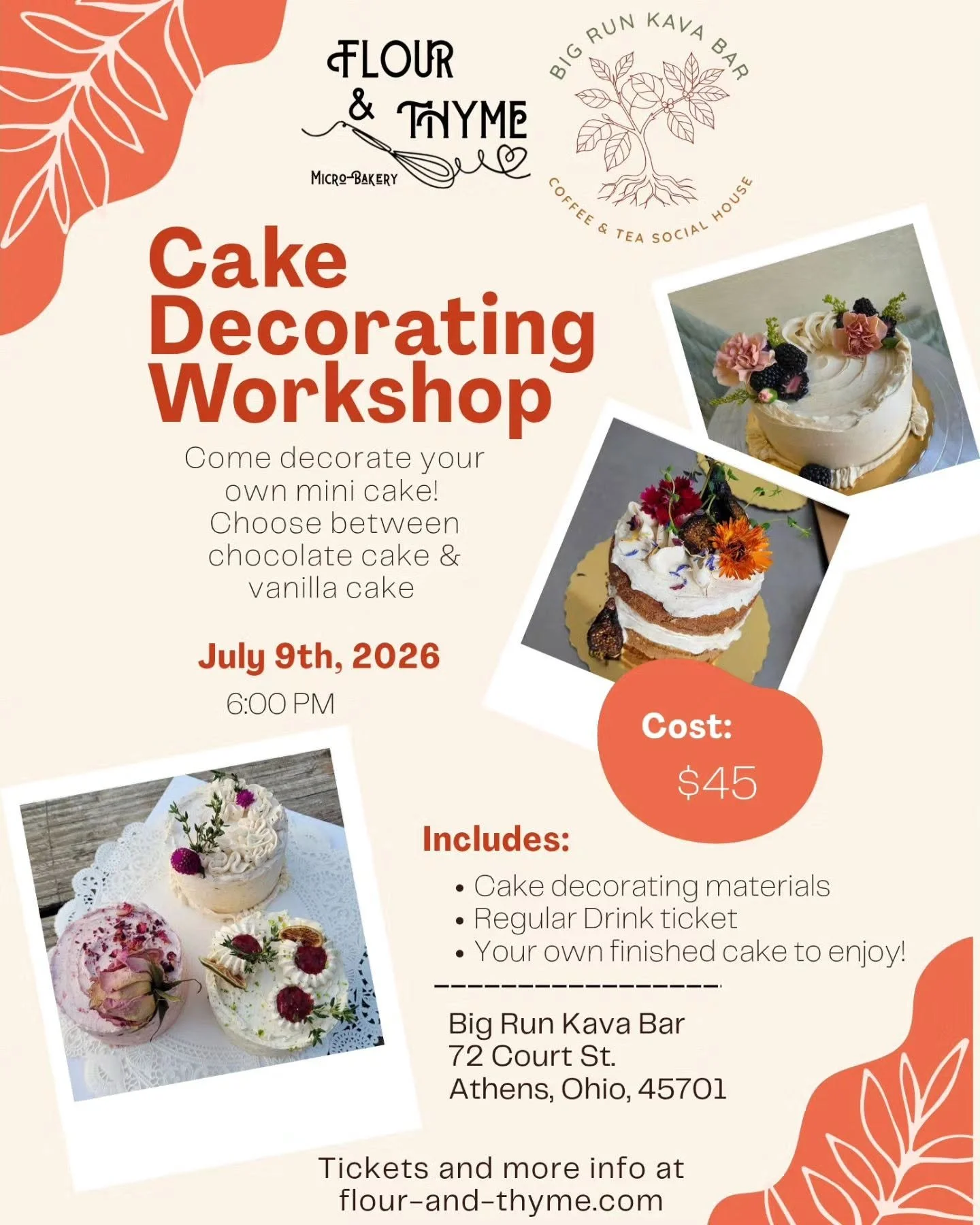 Cake Decorating Workshop