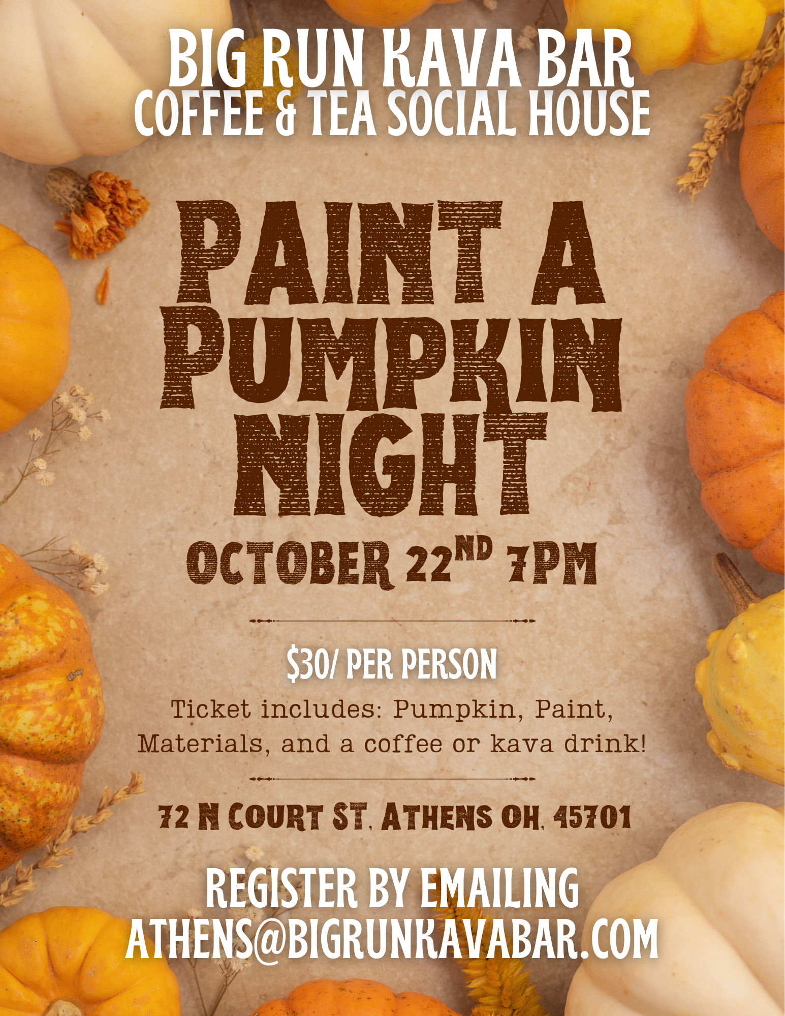 Paint a Pumpkin Night